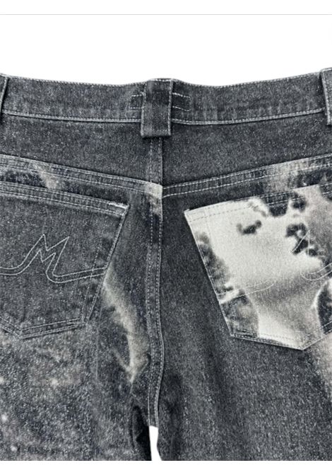 Pantaloni Denim Vintage con Stampa Artistica - Angelo Marani ANGELO MARANI | A5.6753.701530